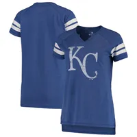 Kansas City Royals Weathered Tri-Blend Long Sleeve T-Shirt by