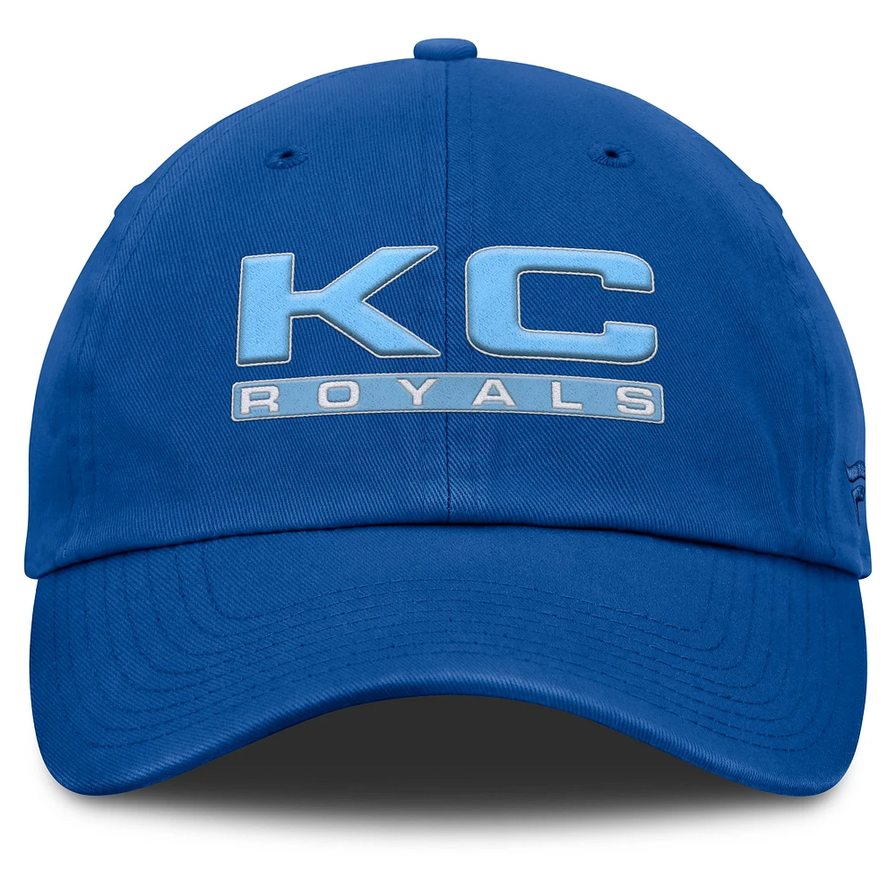 Casquette ajustable pour femmes Fanatics Royal Kansas City Royals Fly Out