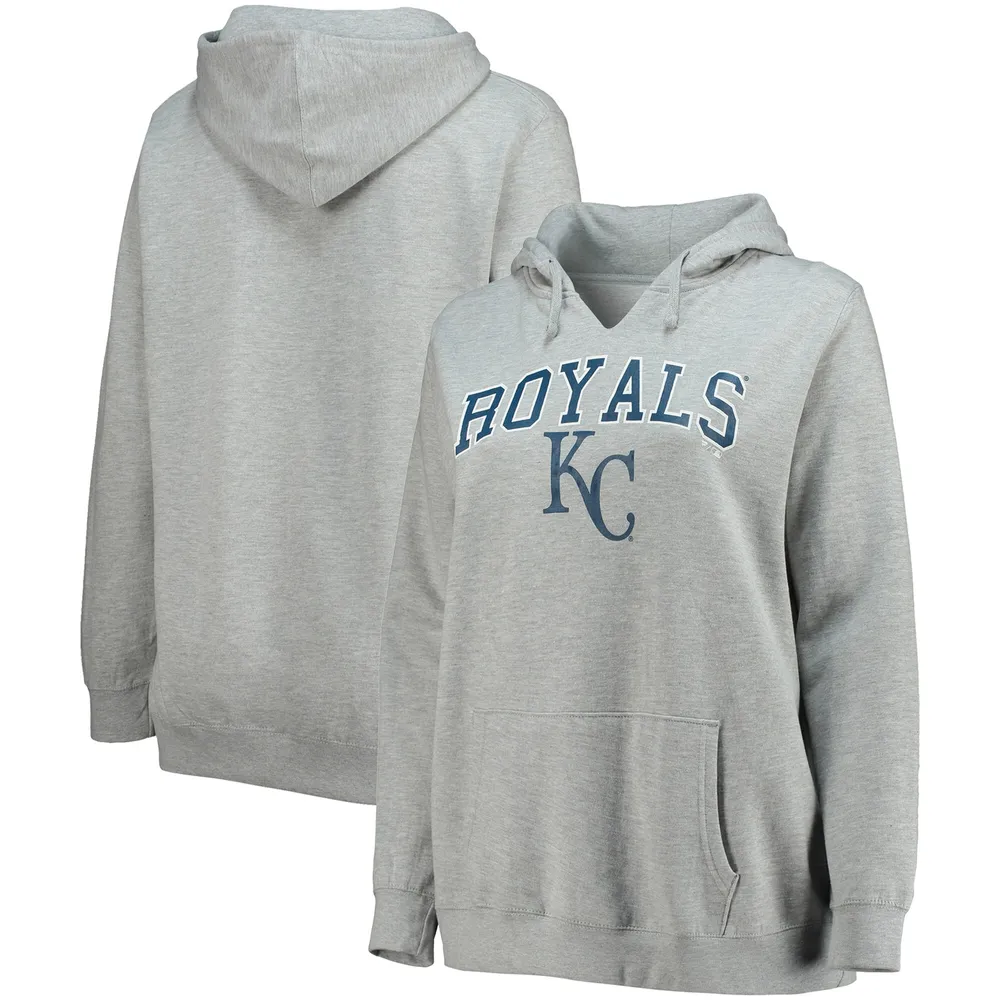 Women's Fanatics Branded Heathered Charcoal Kansas City Royals