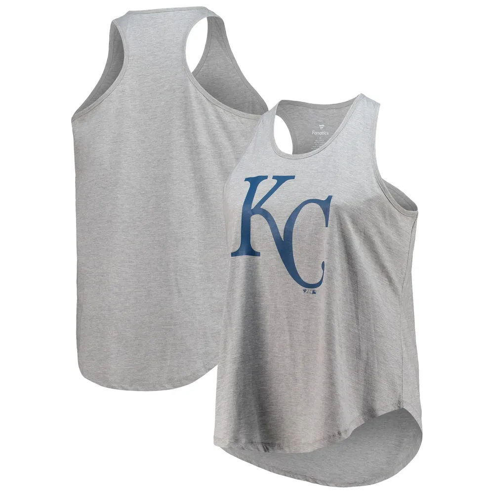 Lids Kansas City Royals Youth Sleeveless T-Shirt - Heather Gray