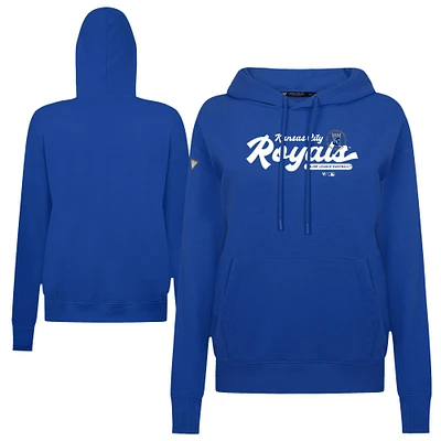 Women's Levelwear Royal Kansas City Royals Accolade Adorn Monument Pullover Hoodie
