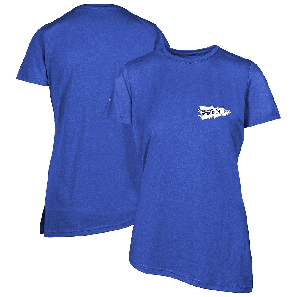 Women's Levelwear Royal Kansas City Royals Birch Rafters T-Shirt
