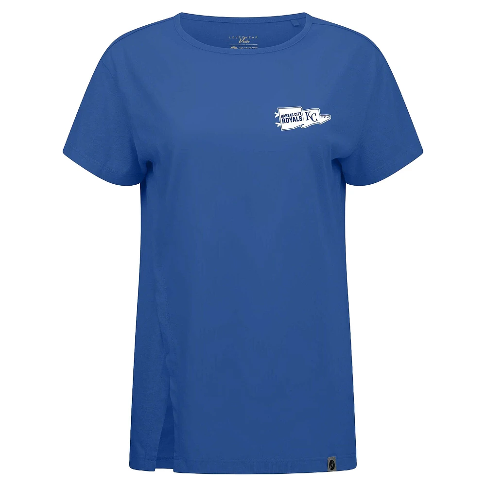 Women's Levelwear Royal Kansas City Royals Influx Rafters T-Shirt