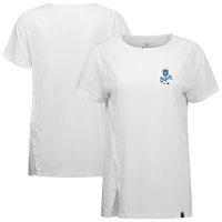 Women's Levelwear White Kansas City Royals Cooperstown Collection Influx Core Logo T-Shirt