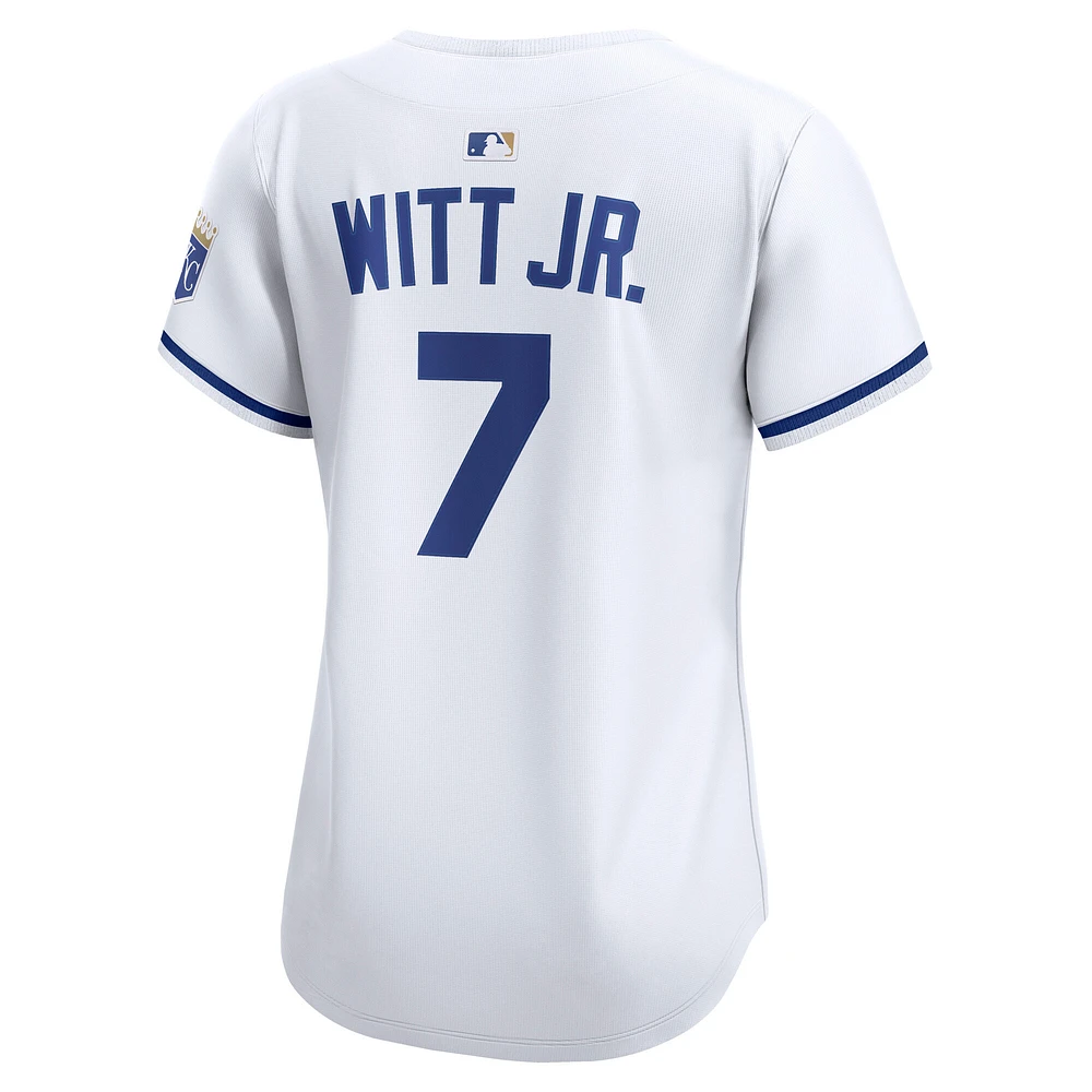 Women's Nike Bobby Witt Jr. White Kansas City Royals Home Limited Jersey