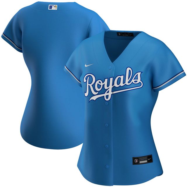 Maillot Nike Kansas City Royals Alternate Replica pour femme - Bleu clair