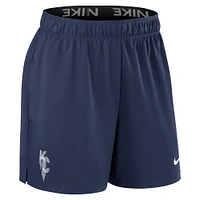 Women's Nike Navy Kansas City Royals Authentic Collection Connect Practice Performance Shorts