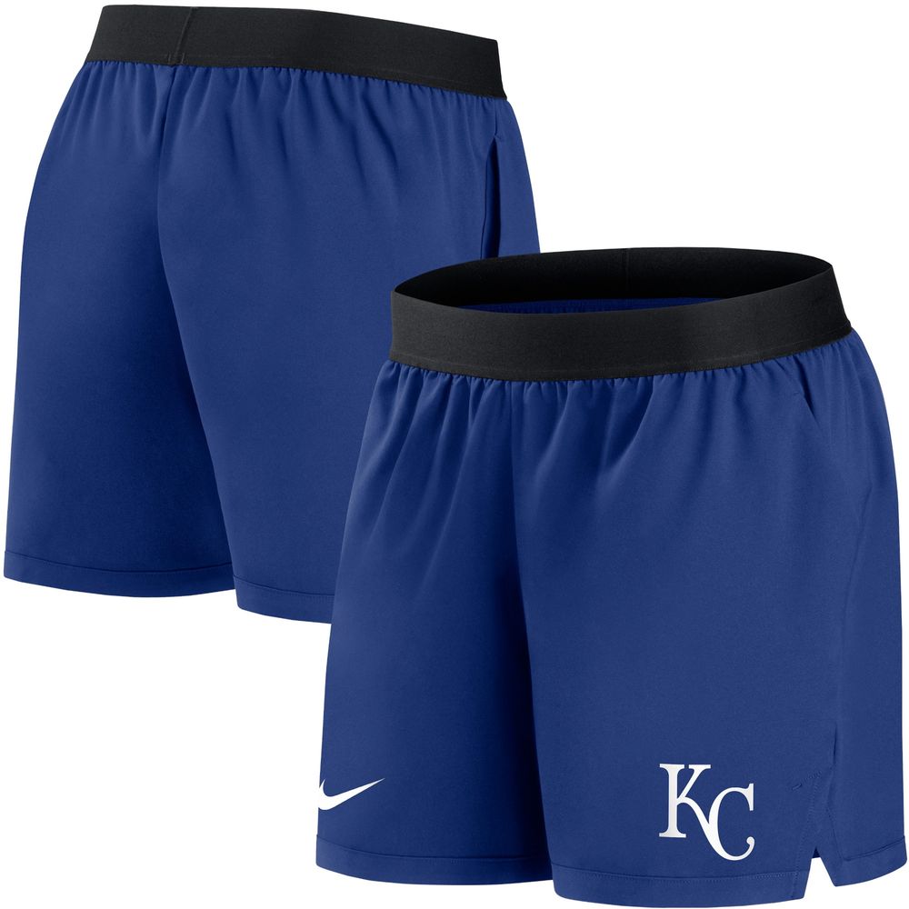 Women's Nike Royal Kansas City Royals Authentic Collection Flex Vent Max Performance Shorts