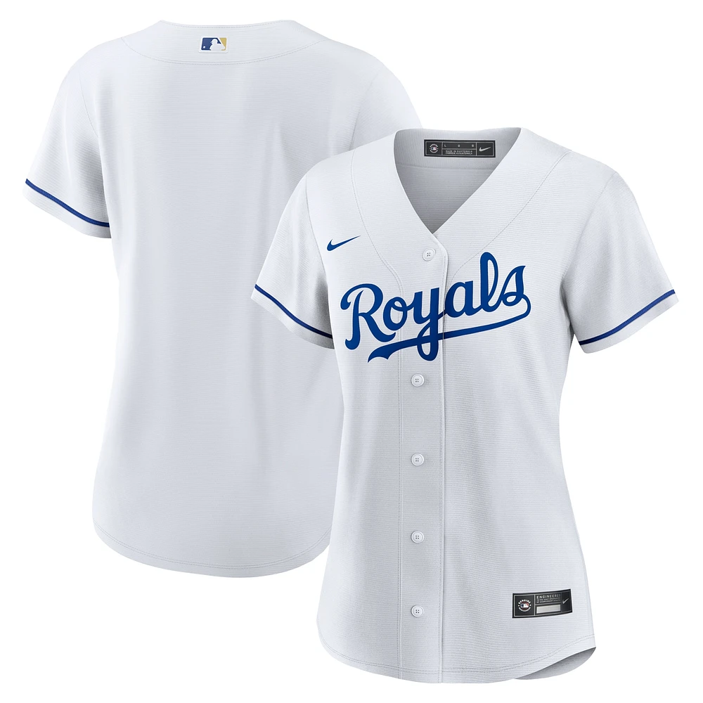 Maillot d'équipe Nike Kansas City Royals Home Replica pour femme - Blanc