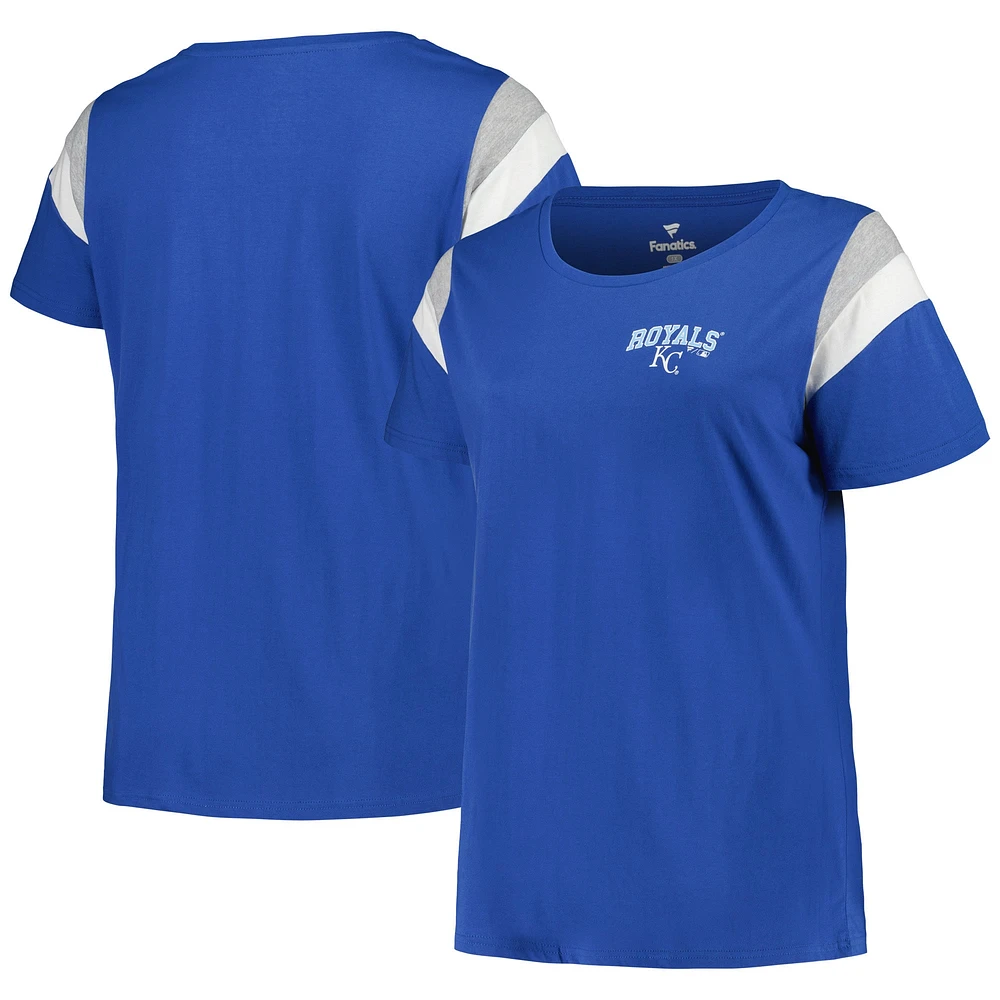 Women's Profile Royal Kansas City Royals Plus Scoop Neck T-Shirt