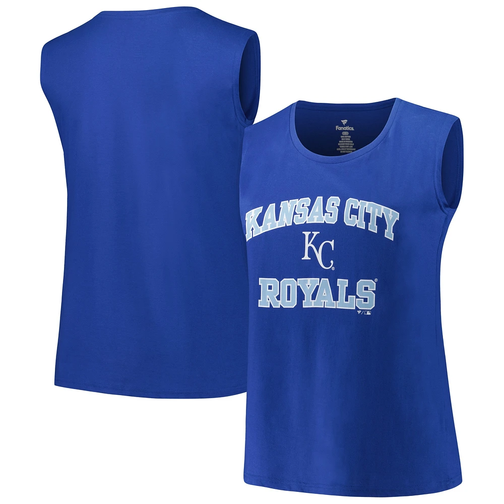 Débardeur Profile Royal Kansas City Royals pour femme Taille Plus