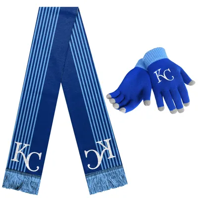 Kansas City Royals Women's Gloves & Scarf Set - Royal