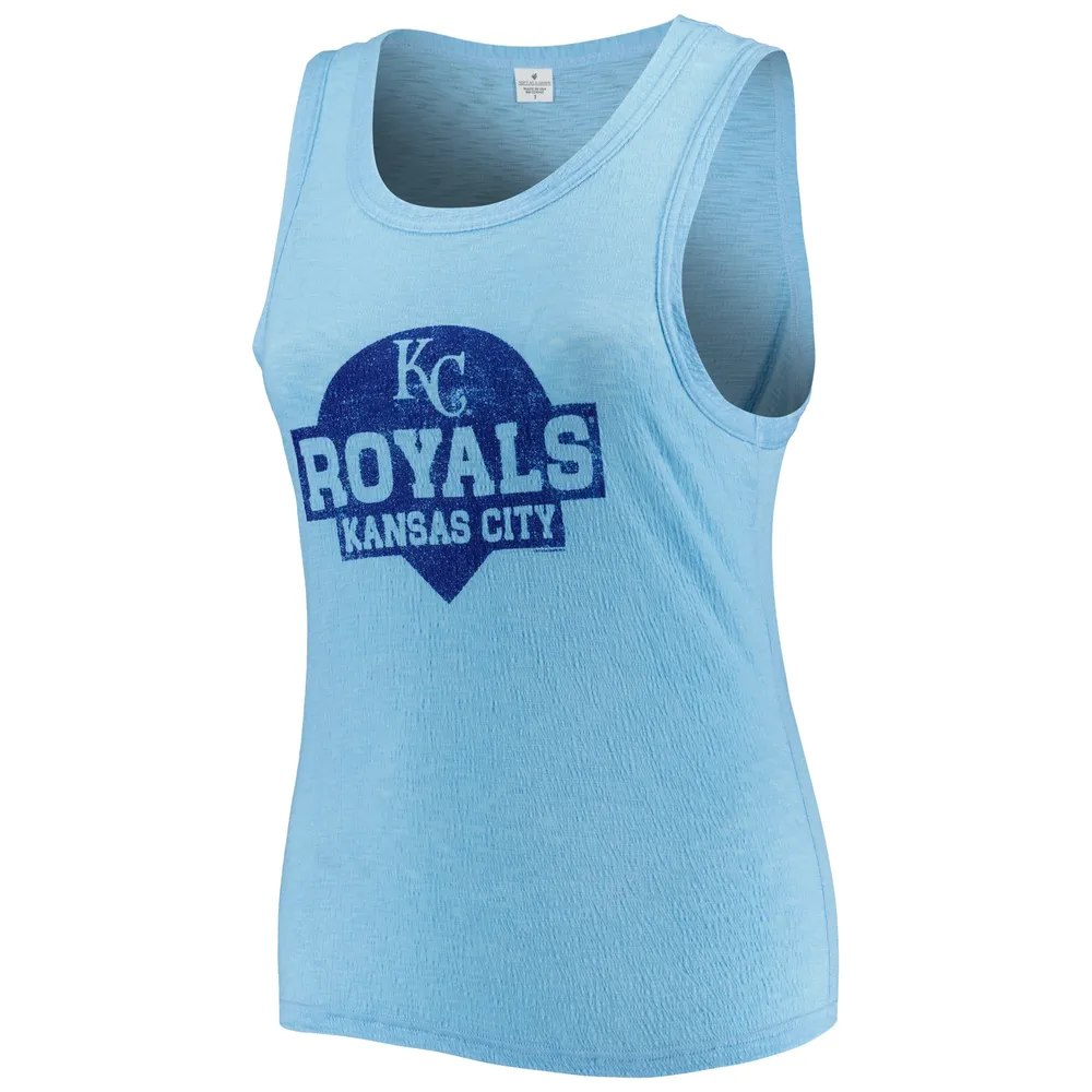 Women's Kansas City Royals Royal Plus Size V-Neck T-Shirt