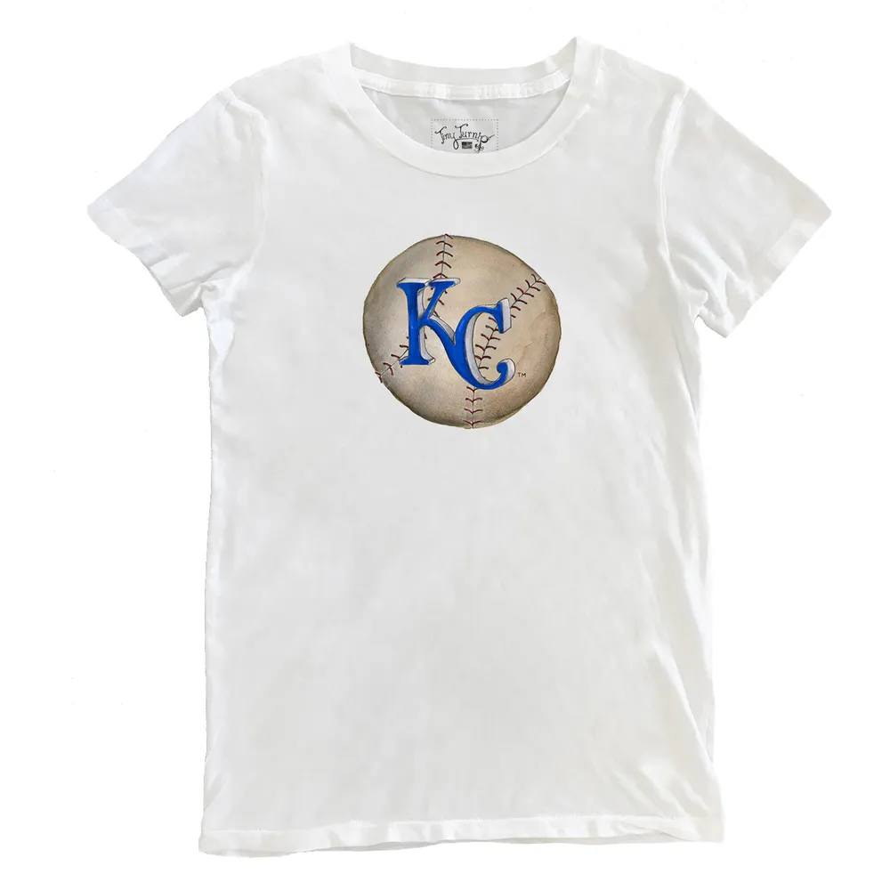 Texas Rangers Tiny Turnip Women's Baseball Love T-Shirt - Royal