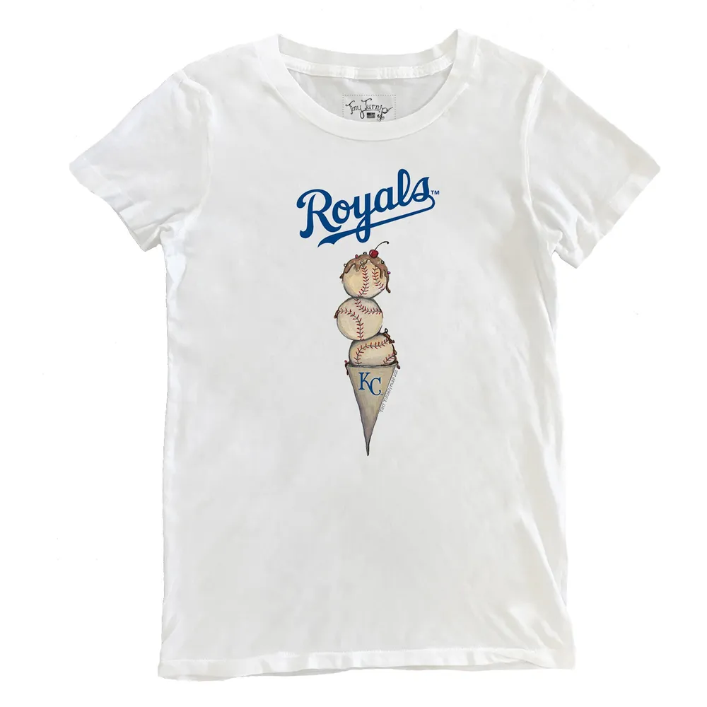 Lids Kansas City Royals Tiny Turnip Women's Triple Scoop T-Shirt