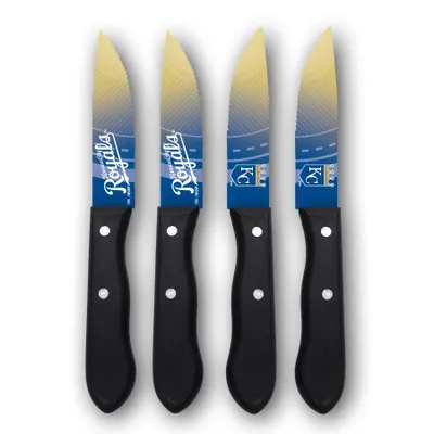 Kansas City Royals Woodrow 4-Piece Stainless Steel Steak Knife Set