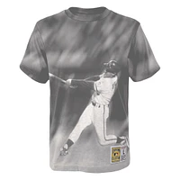 Mitchell & Ness George Brett blanc T-shirt de joueur sublimé Kansas City Royals pour jeune