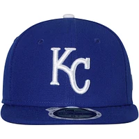 Casquette ajustée New Era Royal Kansas City Royals Authentic Collection On-Field Game 59FIFTY pour jeune