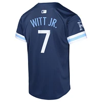 Maillot de joueur Nike Bobby Witt Jr. pour jeunes, bleu marine, Kansas City Royals, Connect Limited