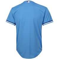 Men's Nike Light Blue Kansas City Royals Alternate Replica Team Logo Jersey