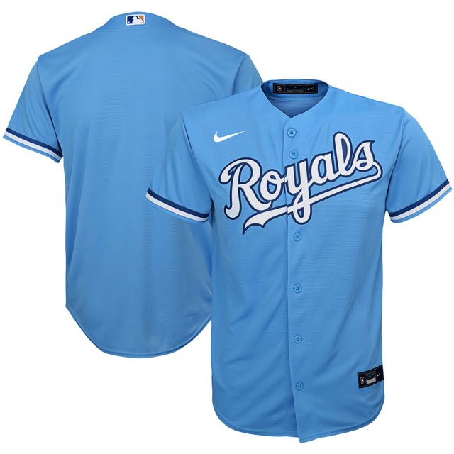 Youth Nike Light Blue Brooklyn Dodgers Alternate Cooperstown Collection  Team Jersey