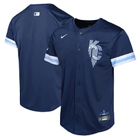 Maillot Nike bleu marine pour jeunes des Royals de Kansas City Connect Limited