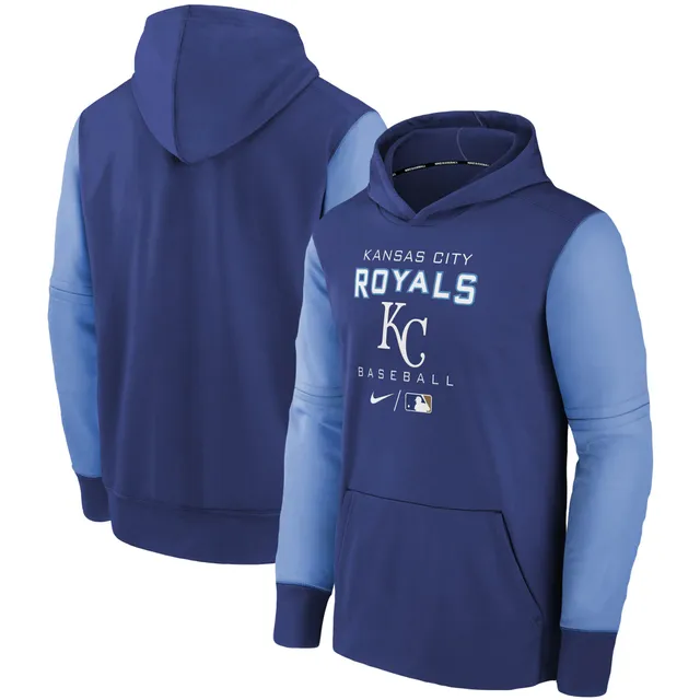 Lids Kansas City Royals Nike Rewind Lefty Pullover Hoodie - Light Blue