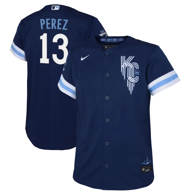 Nike MLB Kansas City Royals City Connect (Salvador Perez) Men's Replica Baseball Jersey
