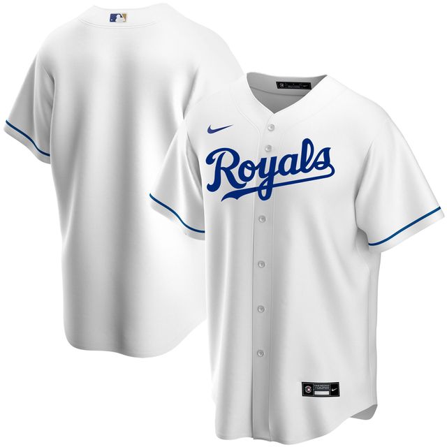 Équipe de réplique à domicile Nike Kansas City Royals pour jeunes - Blanc Maillot