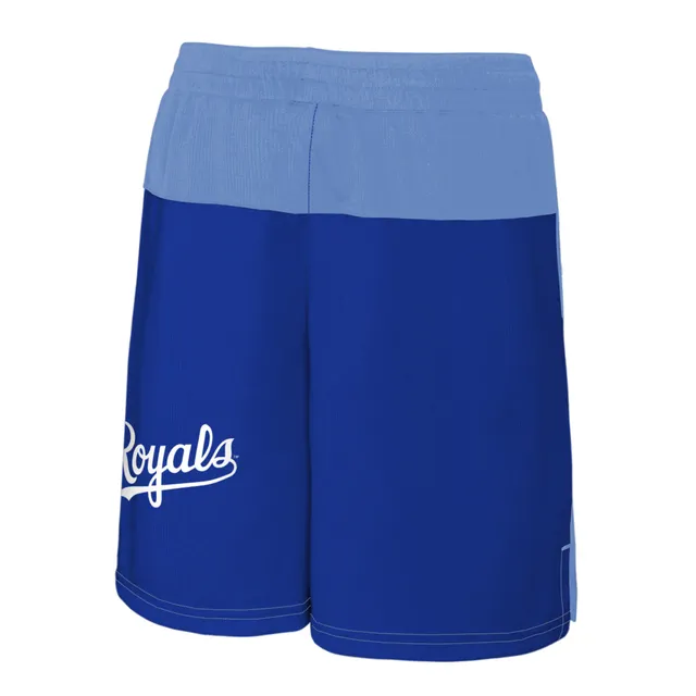 Outerstuff Youth Royal Kansas City Royals 7th Inning Stretch Shorts Size: Extra Large