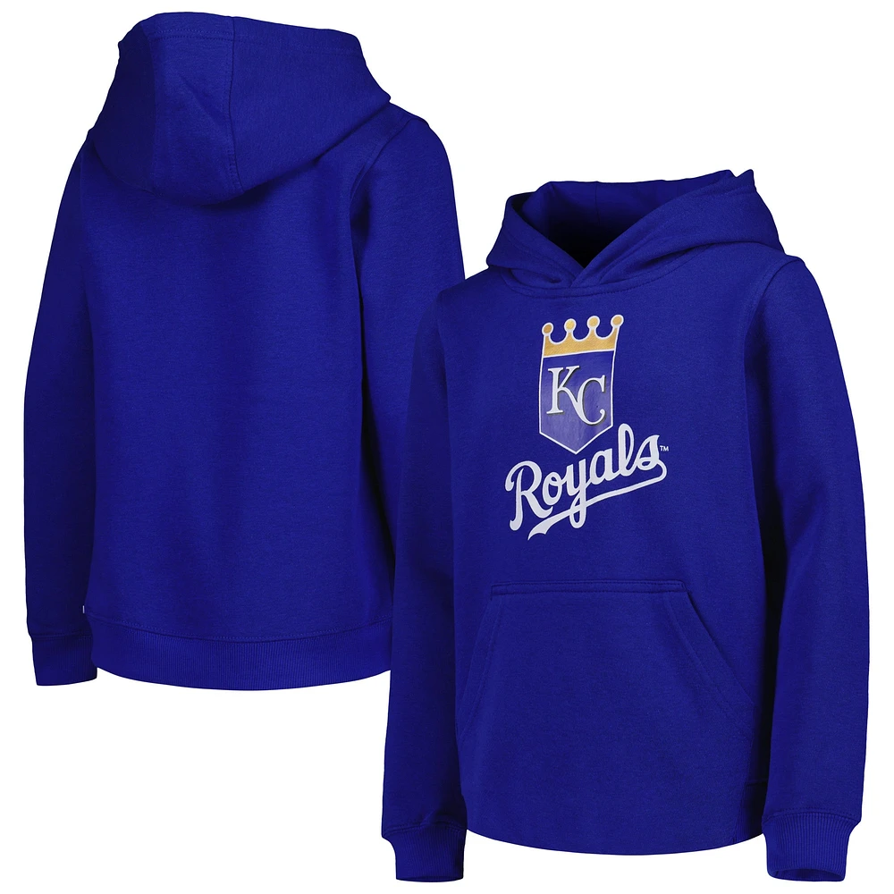 Sweat à capuche avec logo principal de l'équipe Royal Kansas City Royals pour jeune