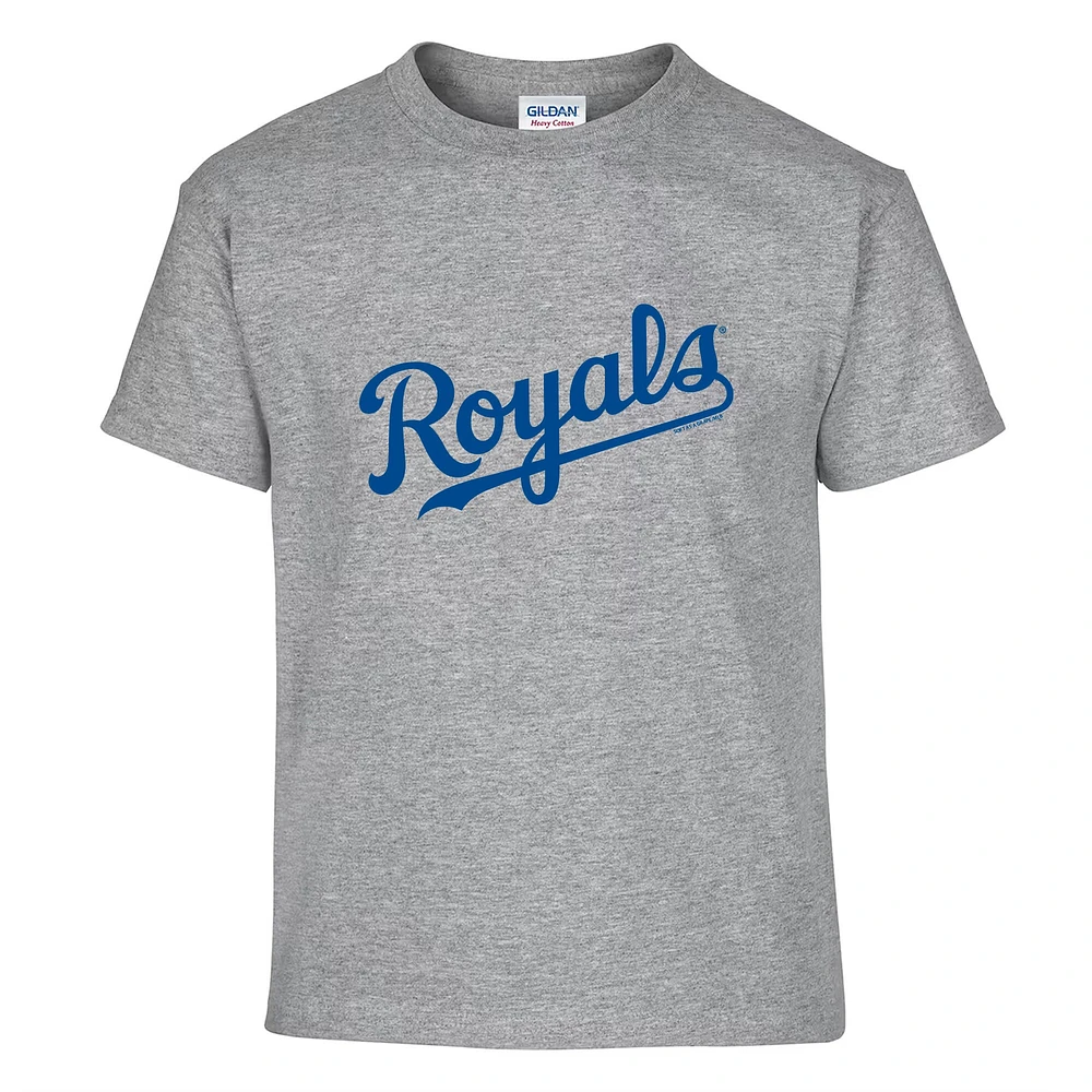 Youth Soft as a Grape  Royal/Gray Kansas City Royals Two-Pack T-Shirt Set