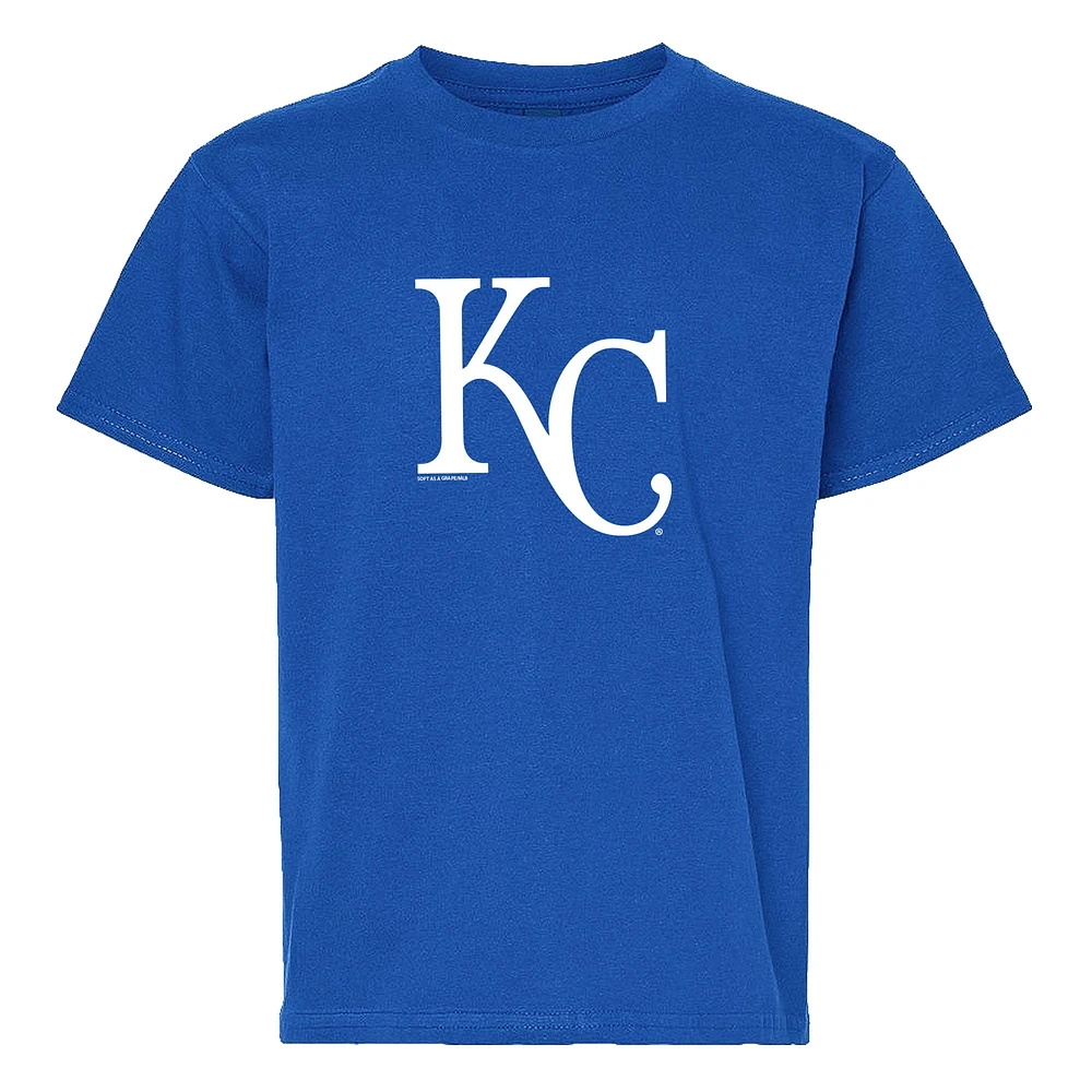 Youth Soft as a Grape  Royal/Gray Kansas City Royals Two-Pack T-Shirt Set