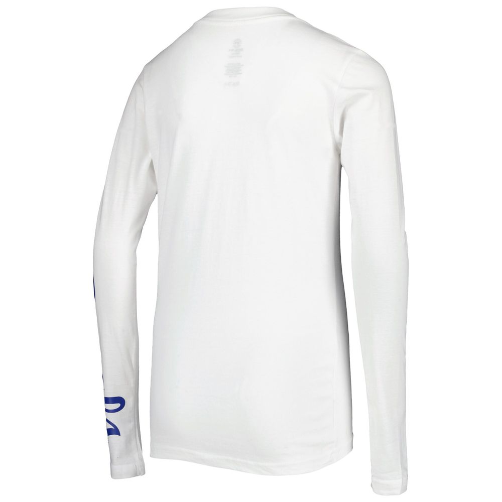 Lids Kansas City Royals Youth V-Neck T-Shirt - White/Royal