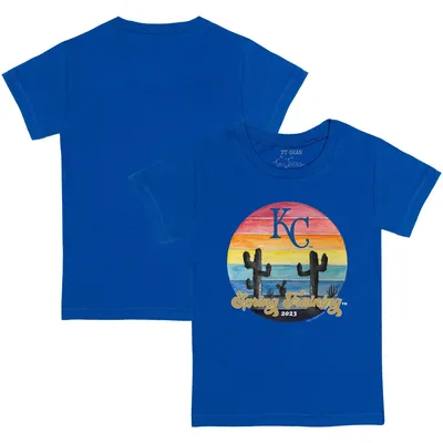 Lids Kansas City Royals Tiny Turnip Youth Base Stripe T-Shirt