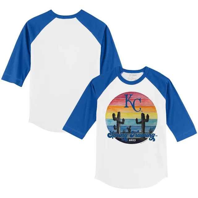 Tiny Turnip Kansas City Royals Boy Teddy Tee Shirt Women's XL / White