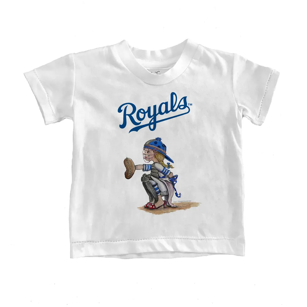 Lids Kansas City Royals Tiny Turnip Women's Stacked T-Shirt - Royal