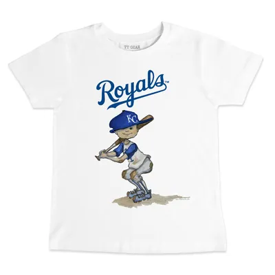 Kansas City Royals Youth Distressed Logo T-Shirt - Royal Blue