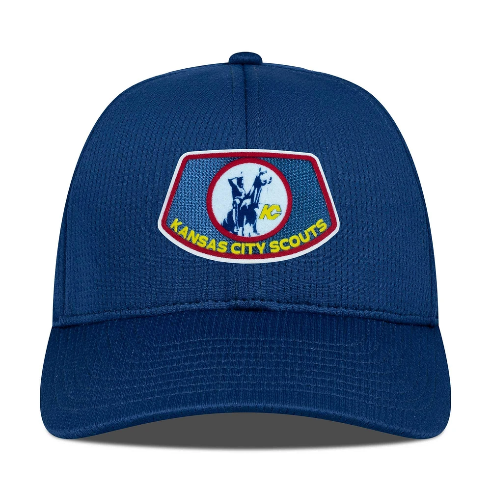 Men's Levelwear Navy Kansas City Scouts  Skylight Zephyr Adjustable Hat