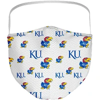 Adulte Fanatics Kansas Jayhawks Couvre-visage avec logo intégral, paquet de 3