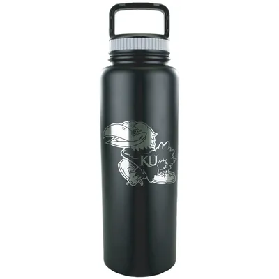 Kansas Jayhawks 32oz. Stainless Matte Growler - Black