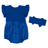 Ensemble body et bandeau deux pièces pour nouveau-né nourrisson fille Colosseum Royal Kansas Jayhawks