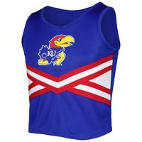 Girls Youth Colosseum Royal Kansas Jayhawks Carousel Cheerleader Set