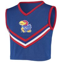 Girls Youth Royal Kansas Jayhawks Two-Piece Cheer Set