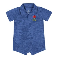 Infant Colosseum  Royal Kansas Jayhawks Fern Romper