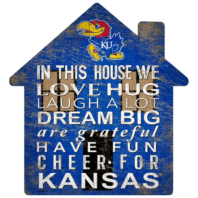 Kansas Jayhawks 12 Welcome Circle Sign