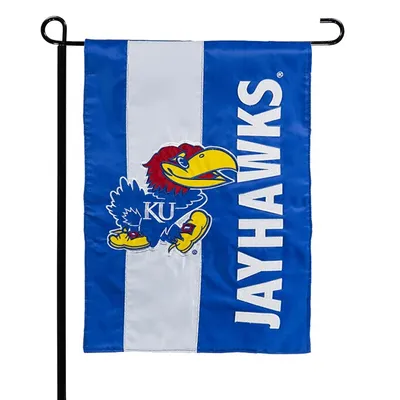 Kansas Jayhawks 12.5" x 18" Embellish Garden Flag