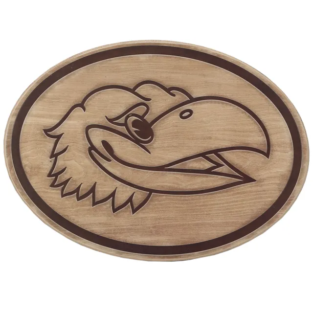 Lids Kansas Jayhawks 14'' x 14'' Team Oval Wood Sign