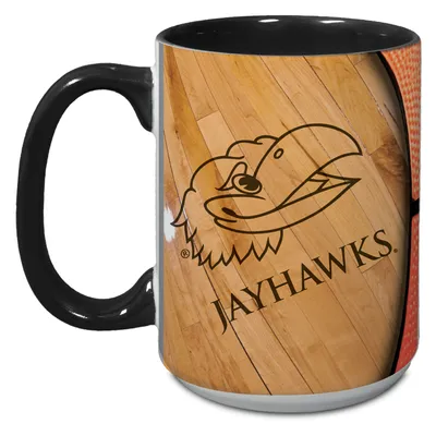 Kansas Jayhawks 15oz. Basketball Mug