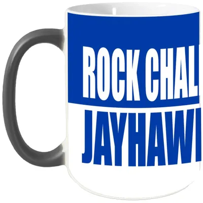 Jayhawks du Kansas 15 oz. Révéler la tasse